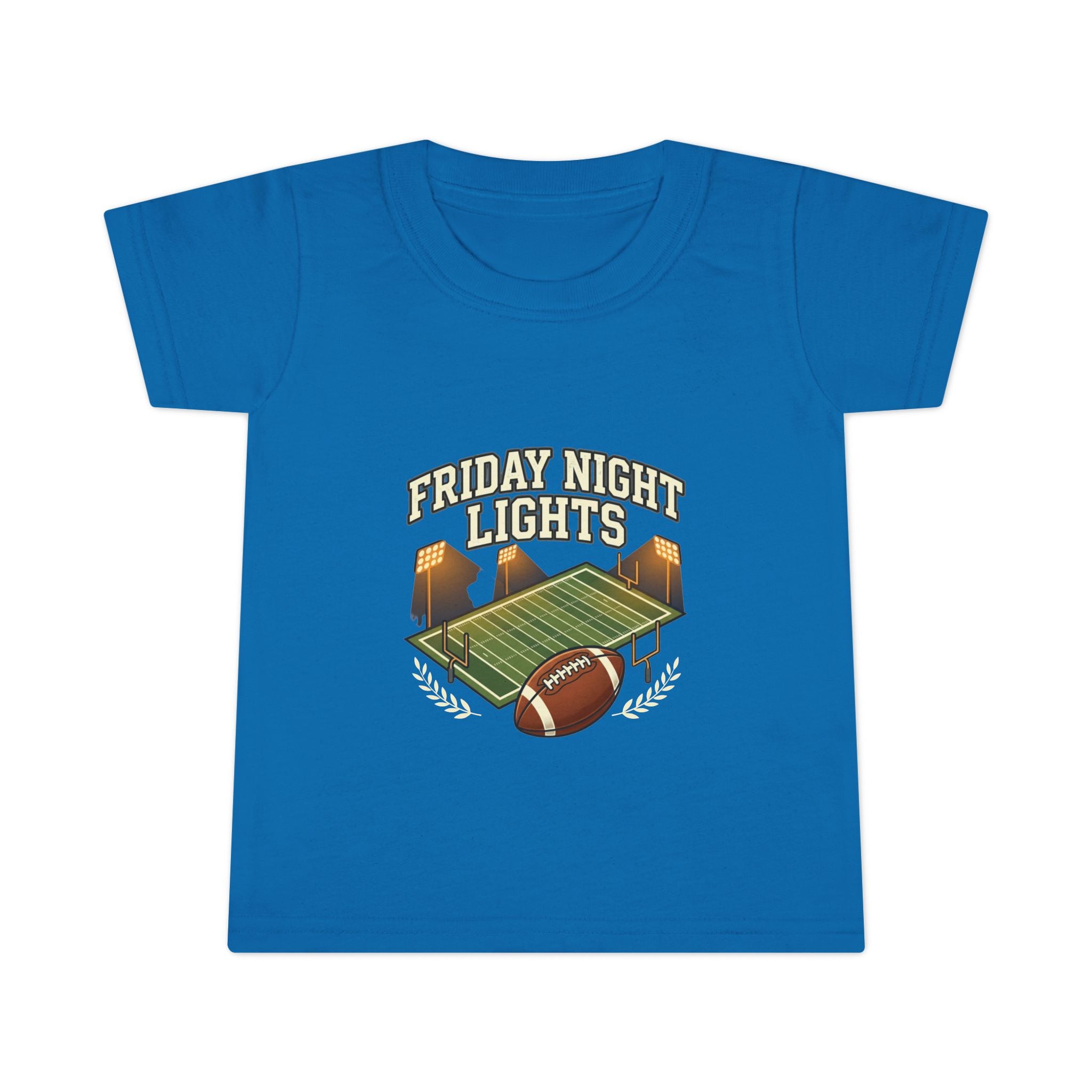 Toddler T-Shirt — "Friday Night Lights" Football Stadium Tee for Kids