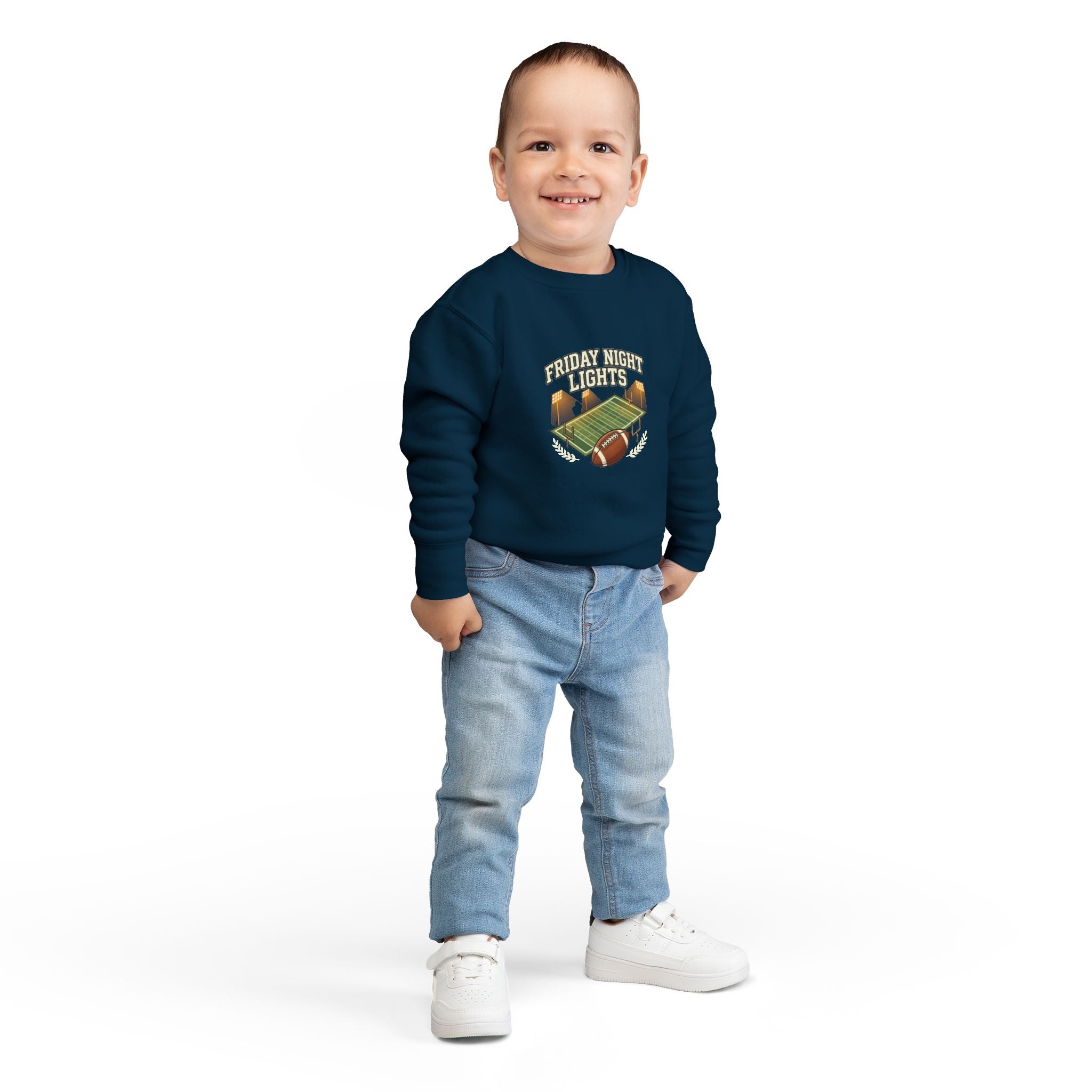 Toddler Sweatshirt - "Friday Night Lights" Football Field Kids Pullover