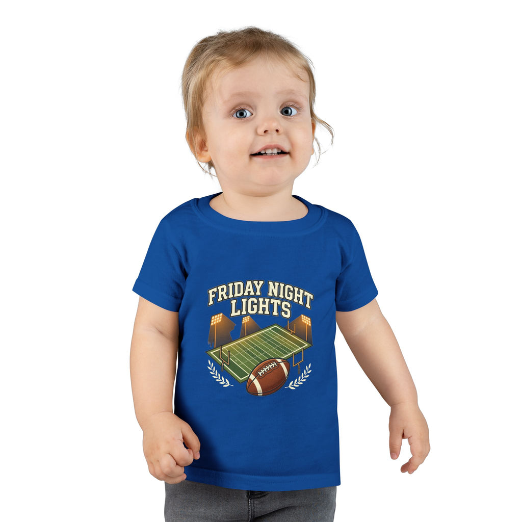 Toddler T-Shirt — "Friday Night Lights" Football Stadium Tee for Kids