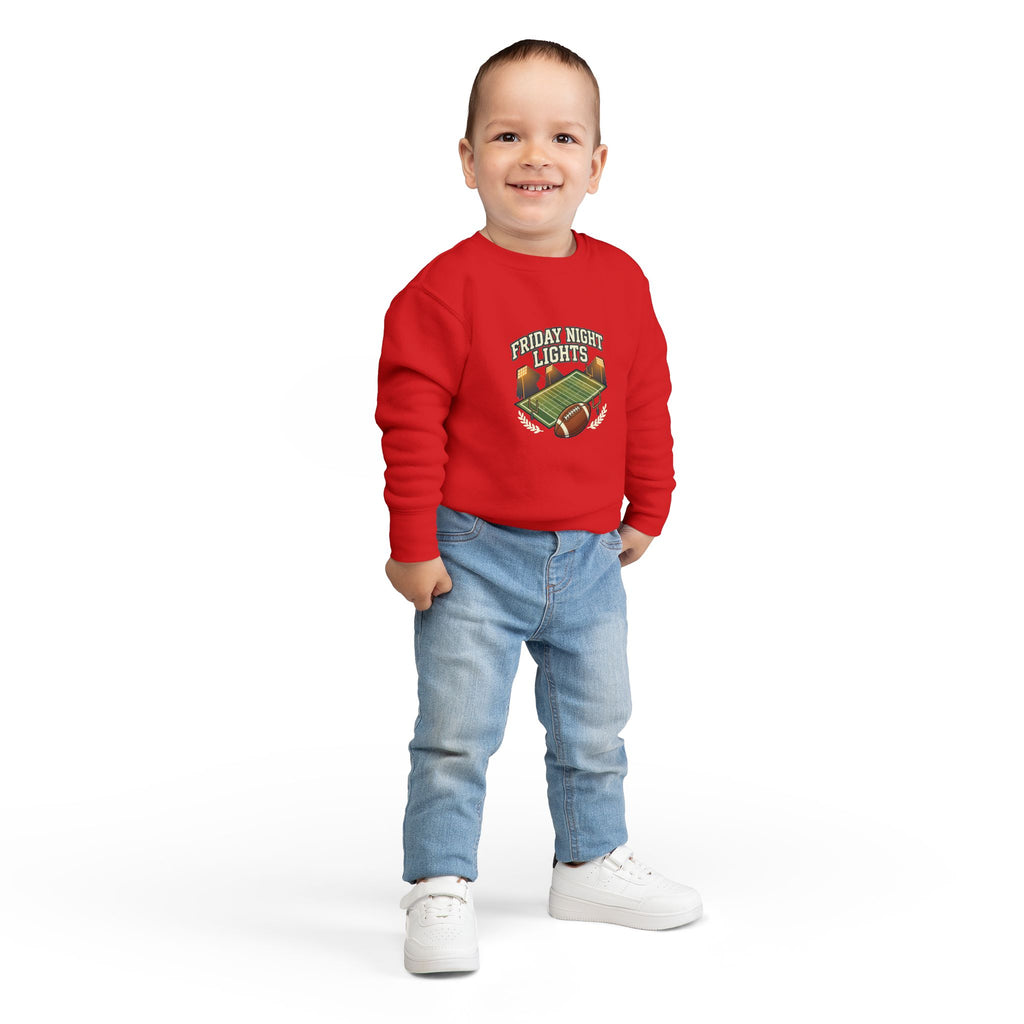 Toddler Sweatshirt - "Friday Night Lights" Football Field Kids Pullover