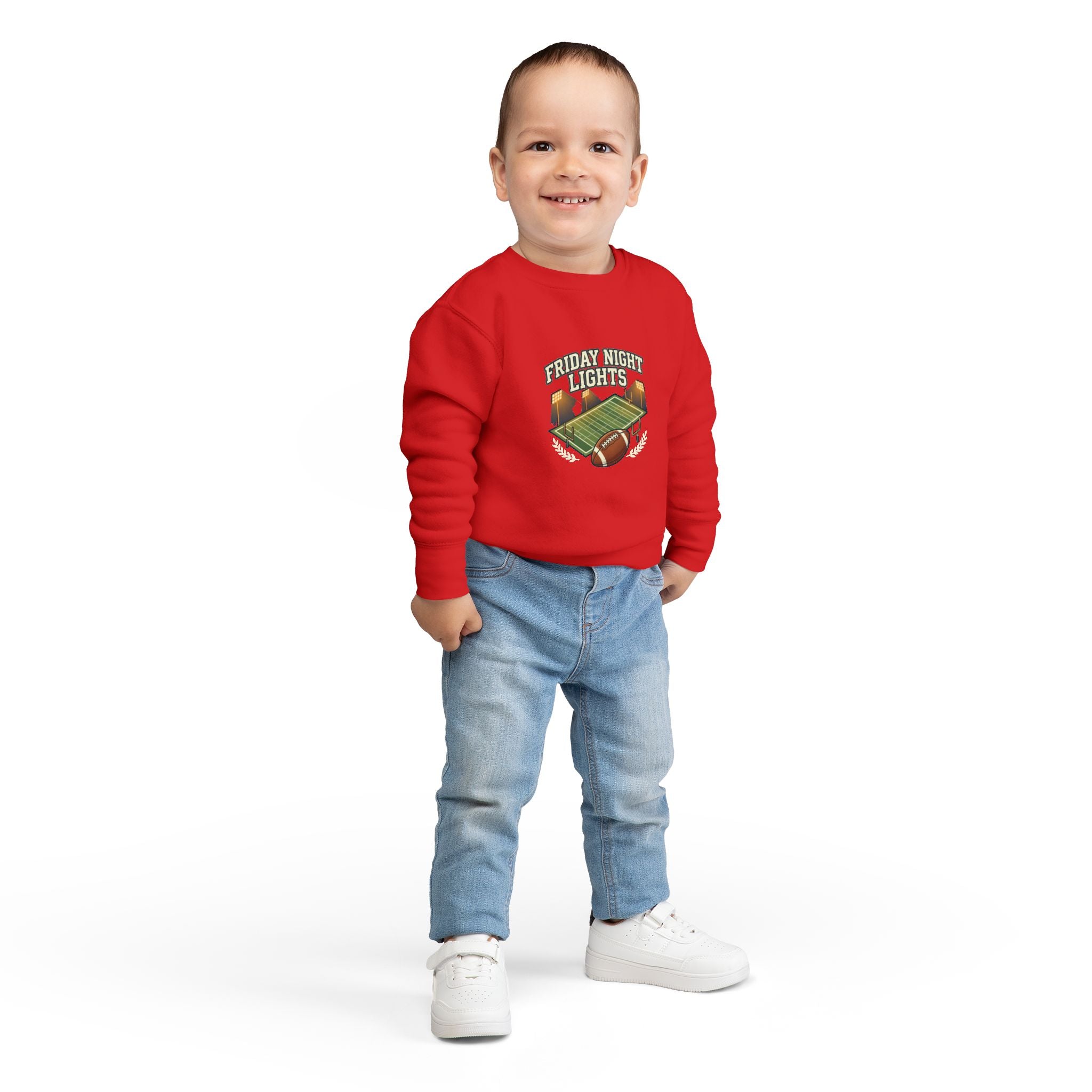 Toddler Sweatshirt - "Friday Night Lights" Football Field Kids Pullover