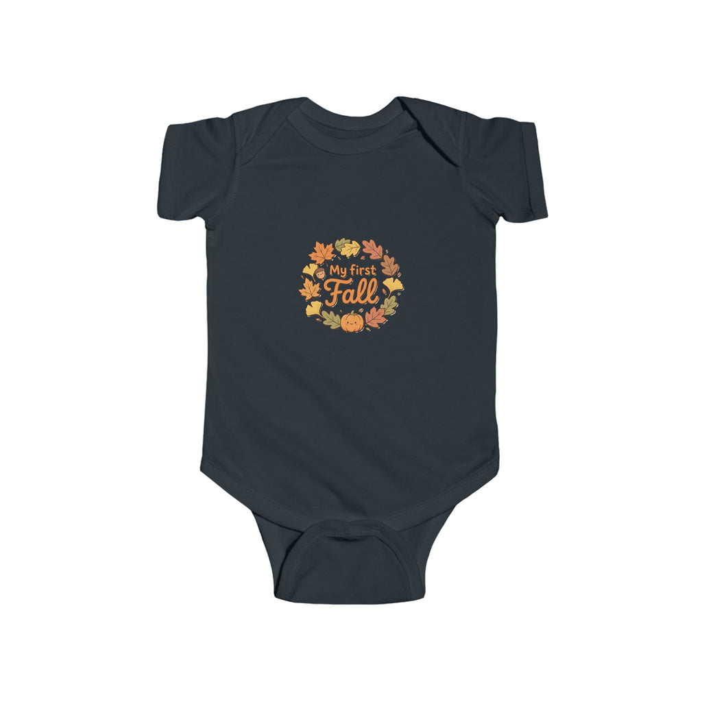 "My First Fall" baby onesie