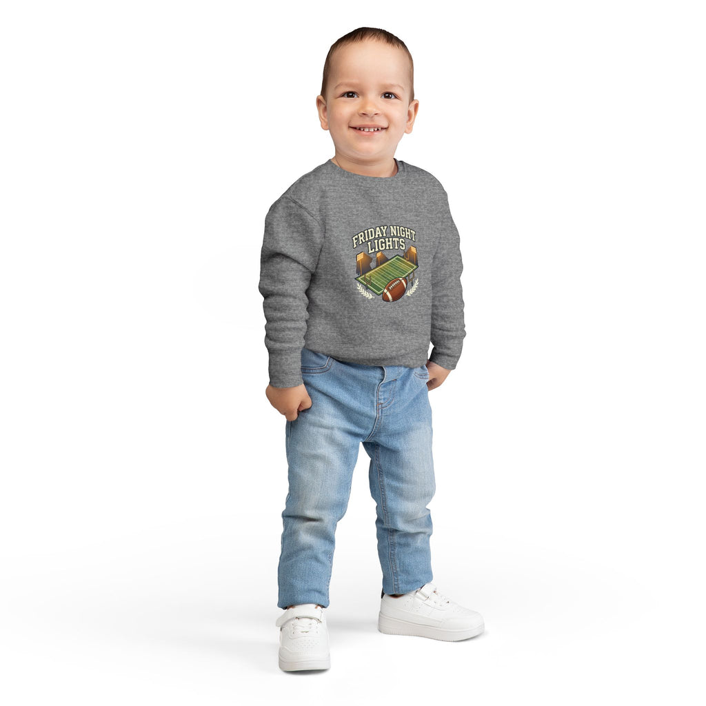 Toddler Sweatshirt - "Friday Night Lights" Football Field Kids Pullover