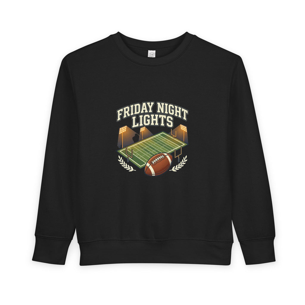 Toddler Sweatshirt - "Friday Night Lights" Football Field Kids Pullover