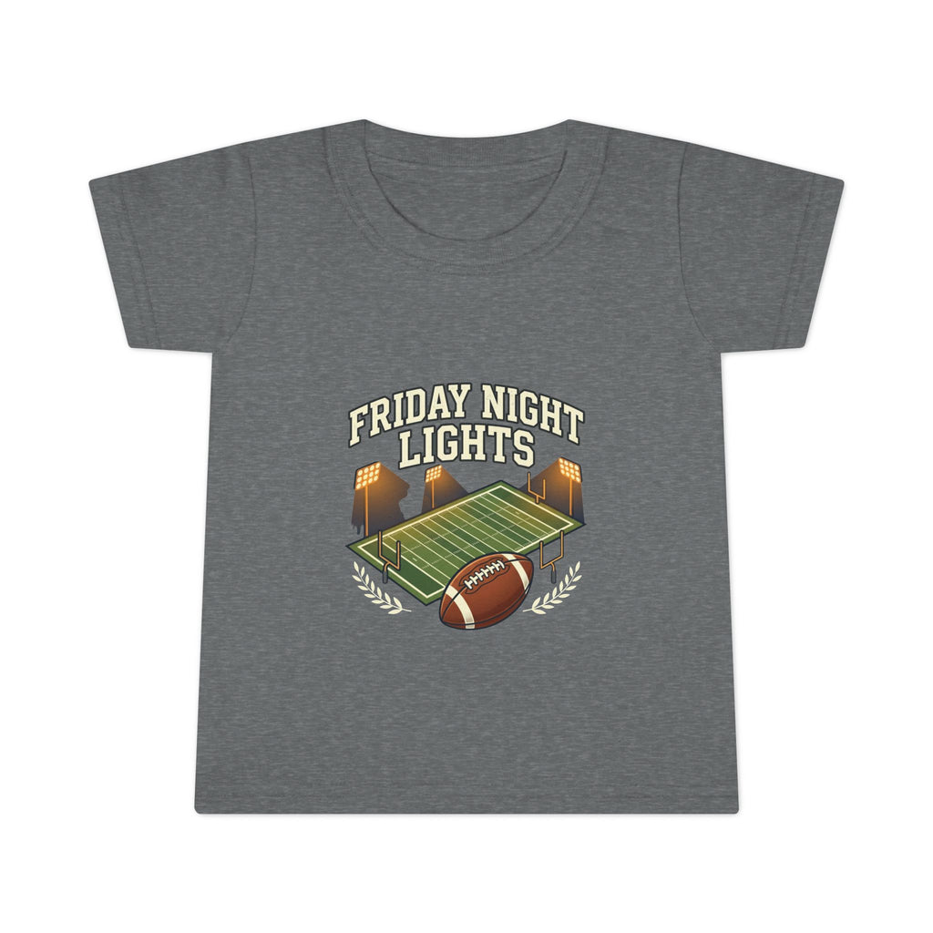 Toddler T-Shirt — "Friday Night Lights" Football Stadium Tee for Kids
