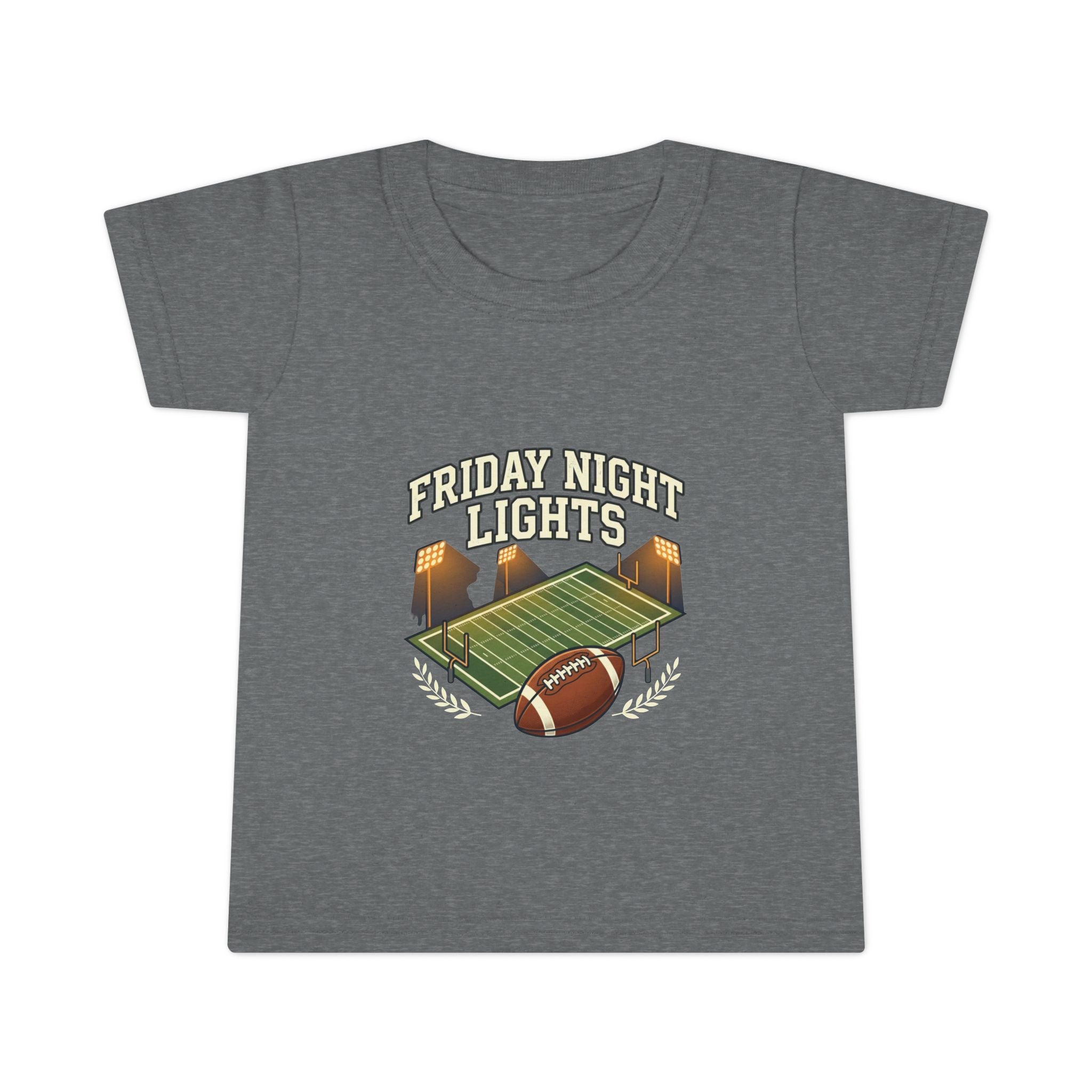 Toddler T-Shirt — "Friday Night Lights" Football Stadium Tee for Kids