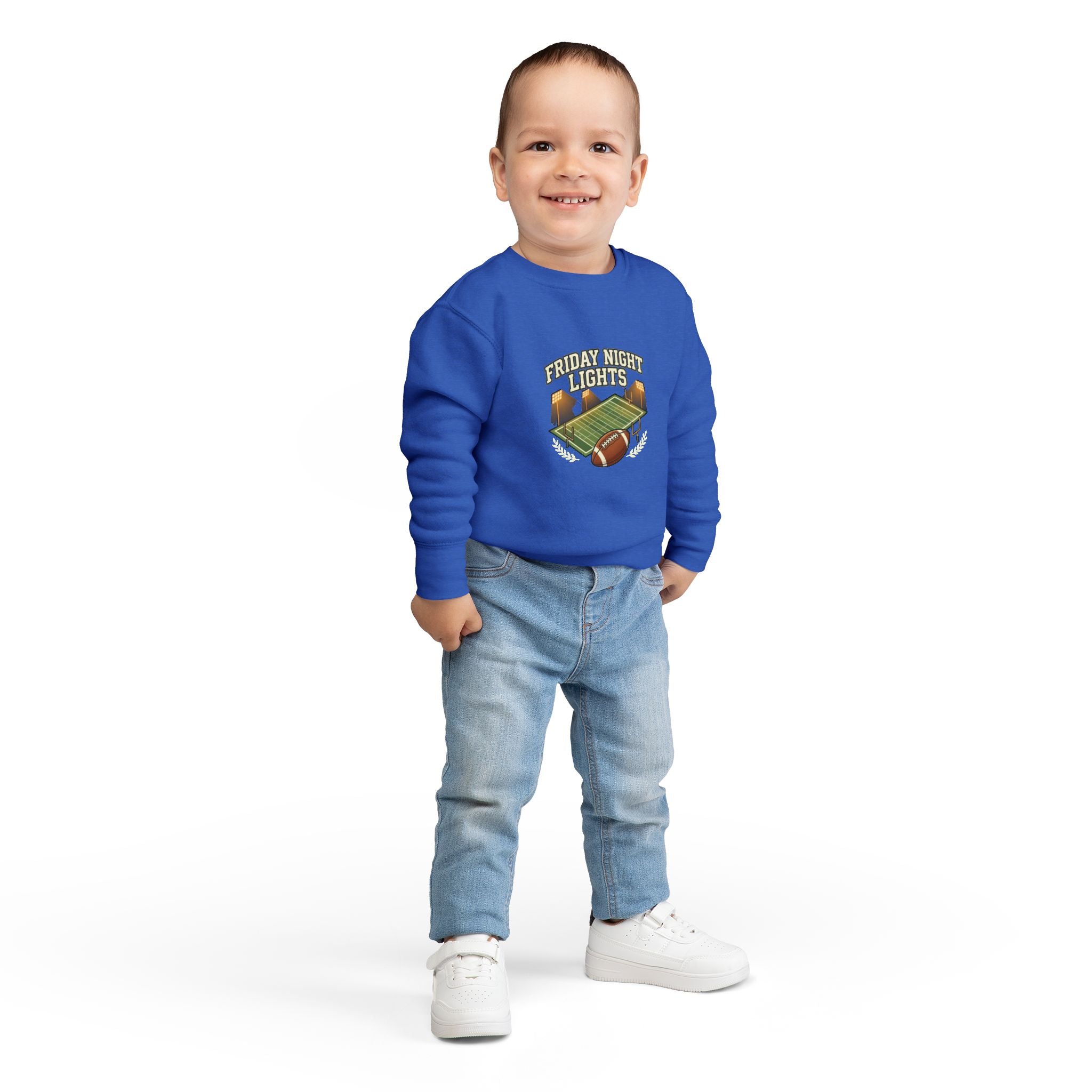 Toddler Sweatshirt - "Friday Night Lights" Football Field Kids Pullover
