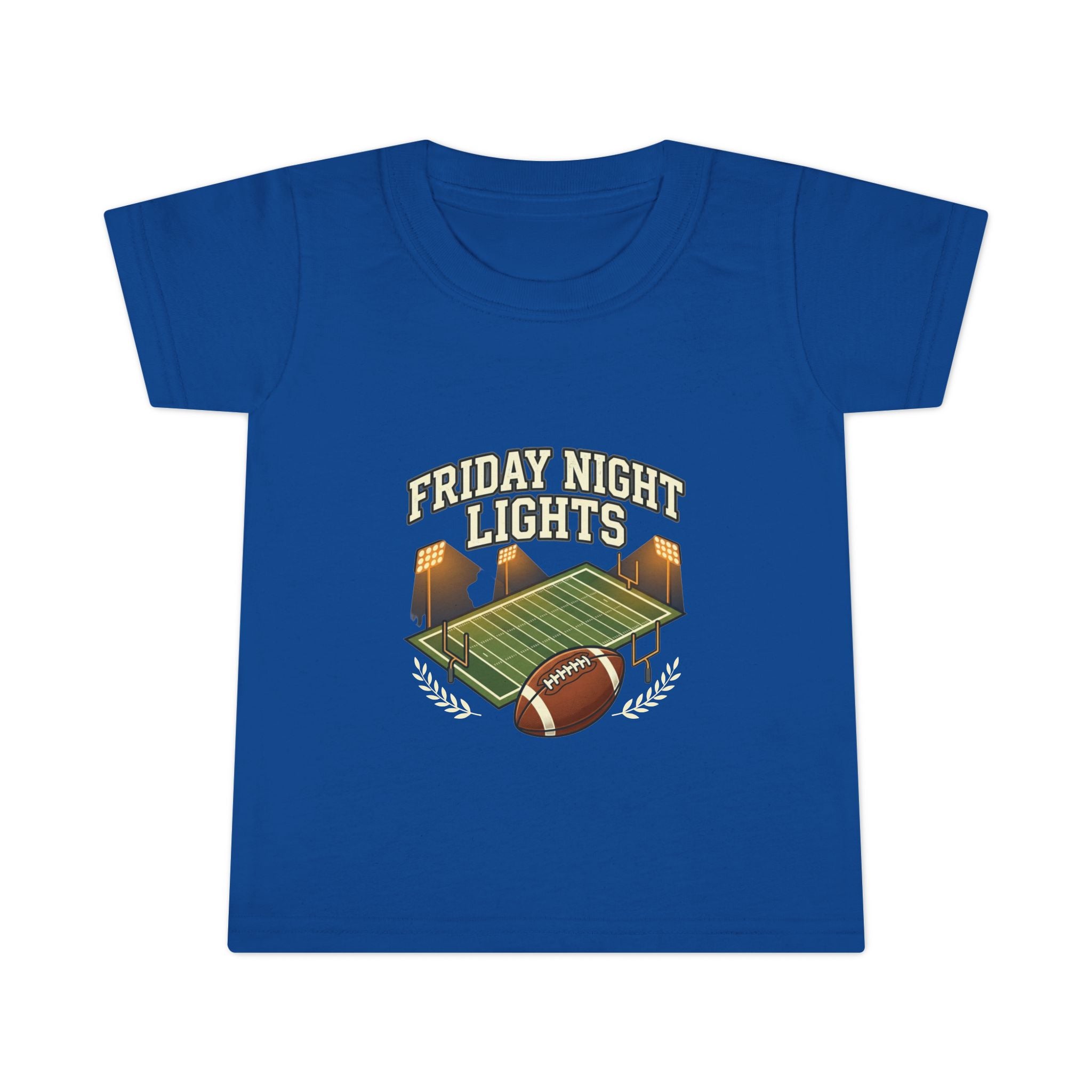 Toddler T-Shirt — "Friday Night Lights" Football Stadium Tee for Kids