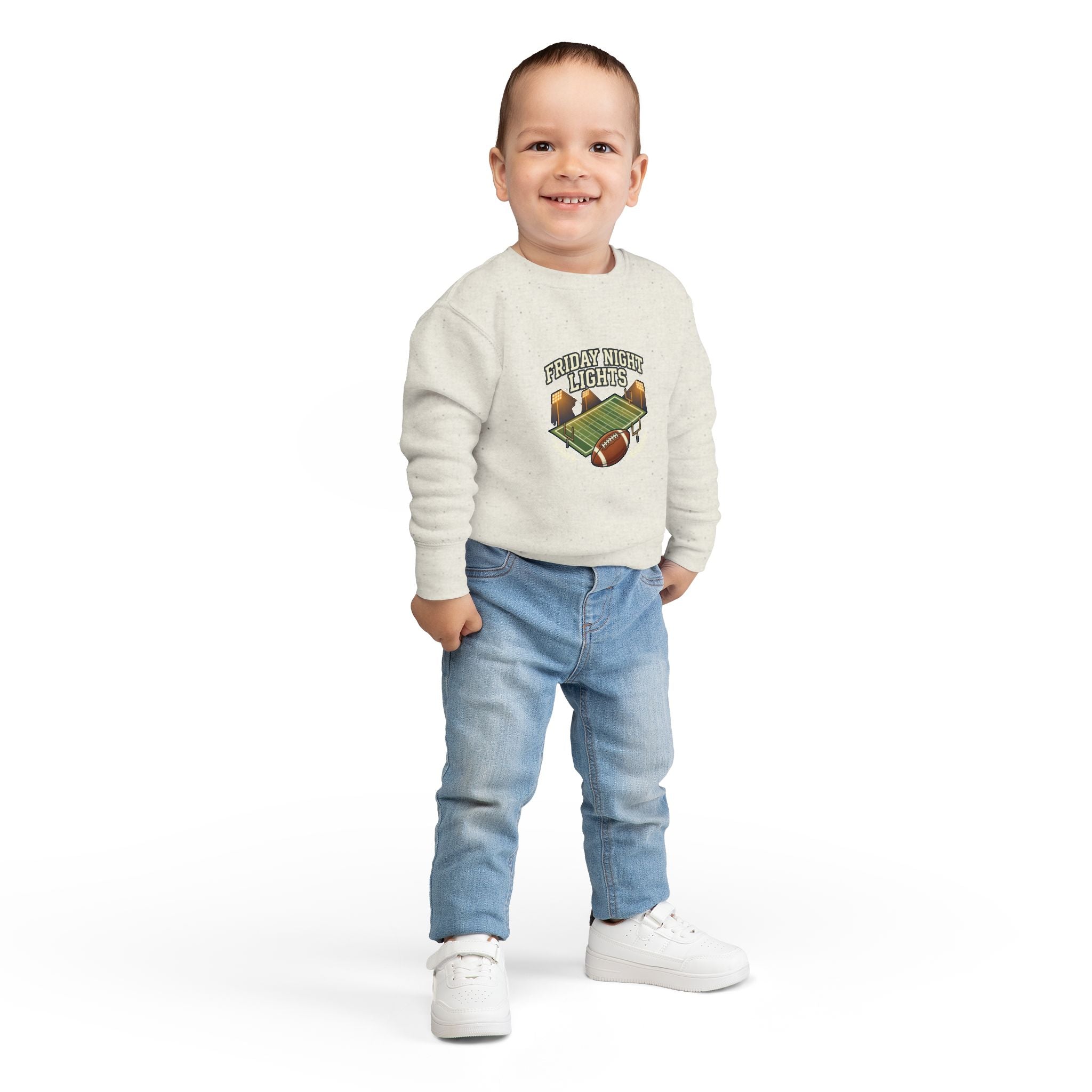 Toddler Sweatshirt - "Friday Night Lights" Football Field Kids Pullover