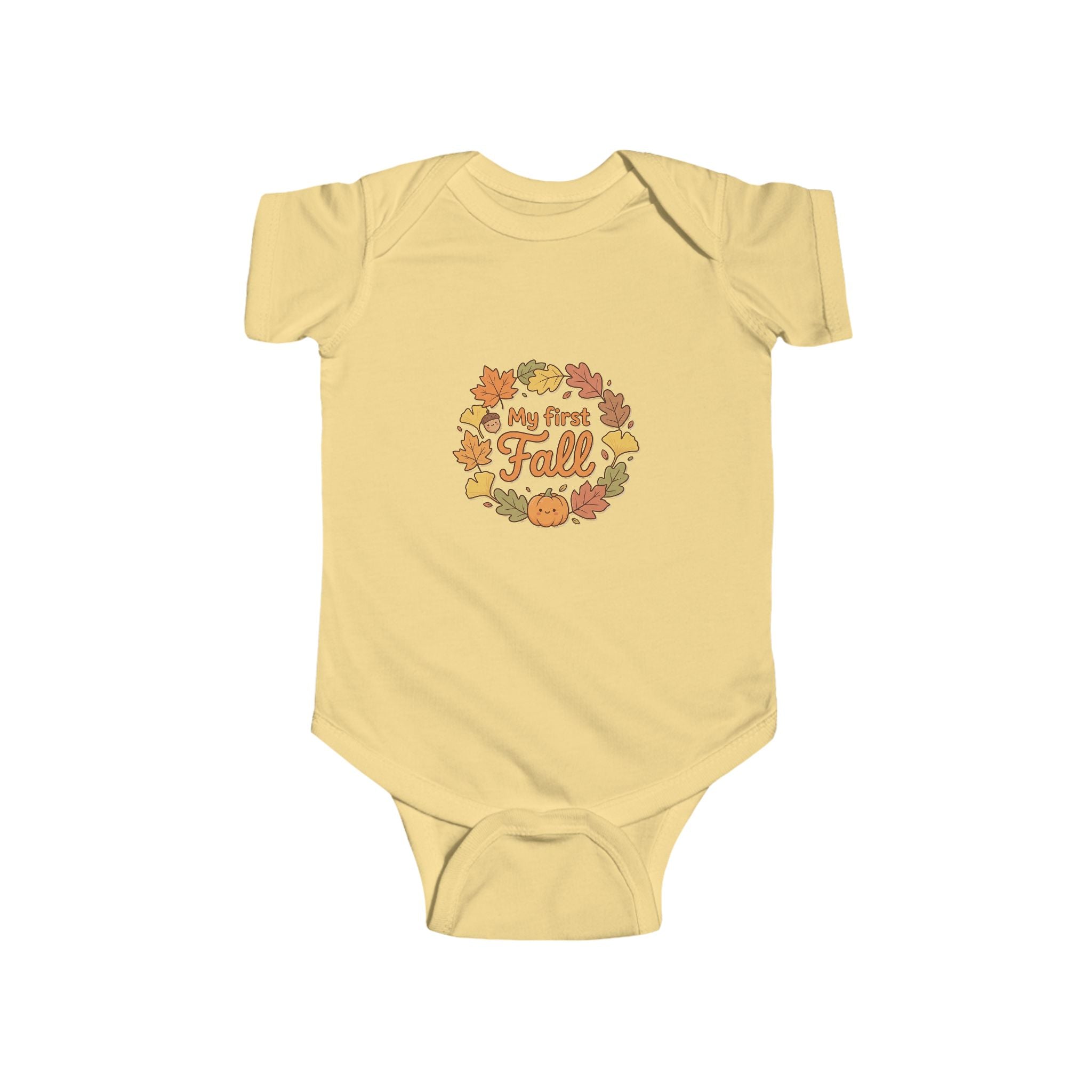 "My First Fall" Cute Baby Onesie