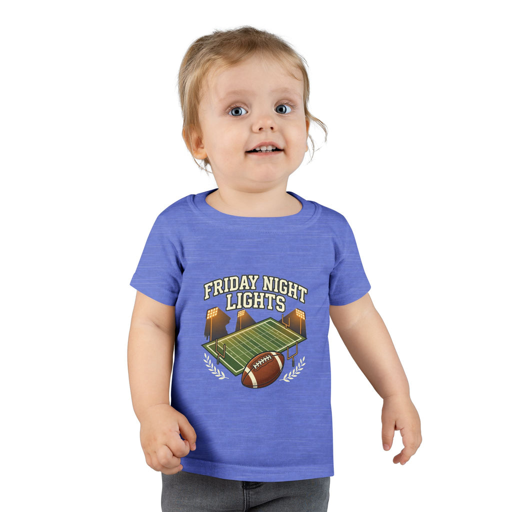 Toddler T-Shirt — "Friday Night Lights" Football Stadium Tee for Kids