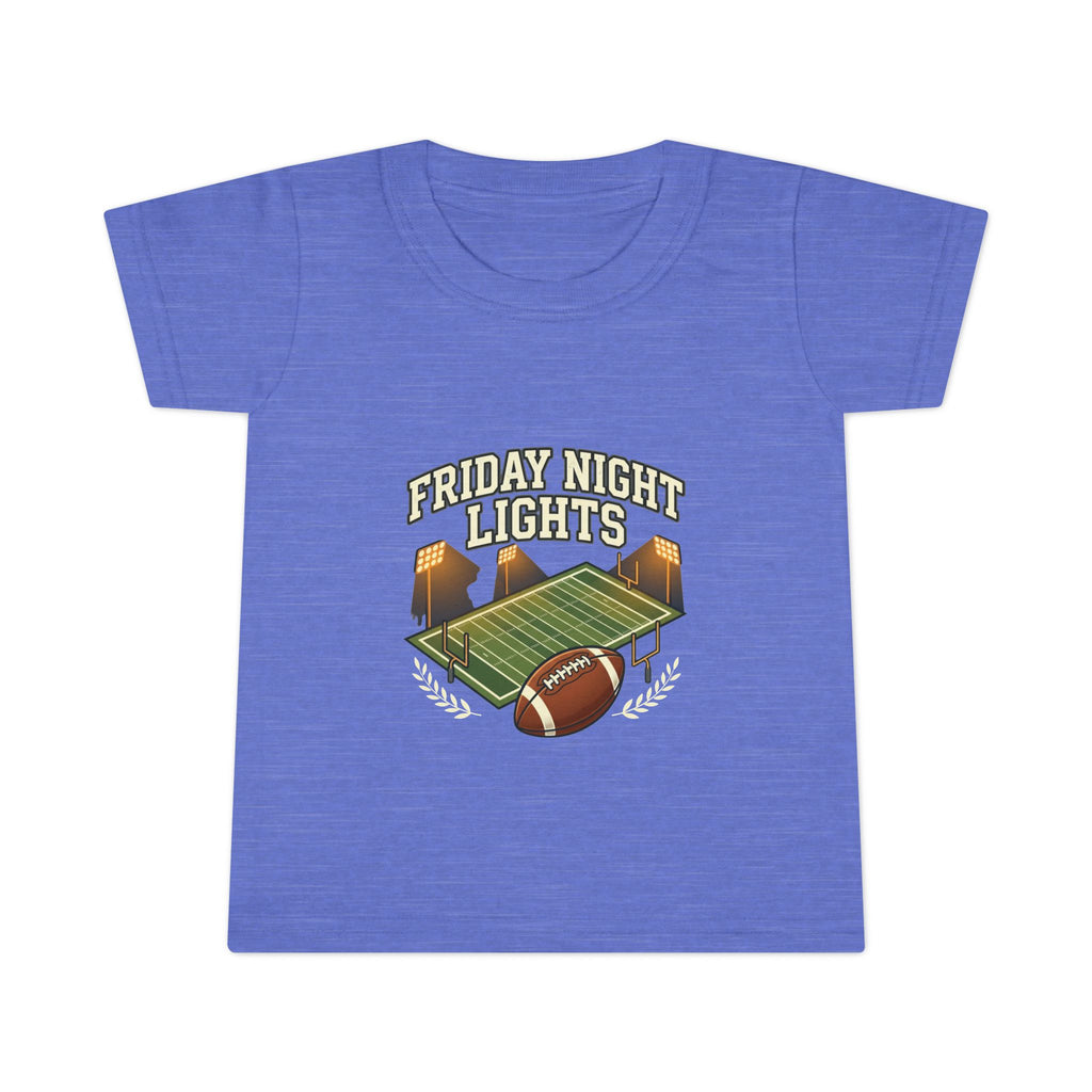 Toddler T-Shirt — "Friday Night Lights" Football Stadium Tee for Kids