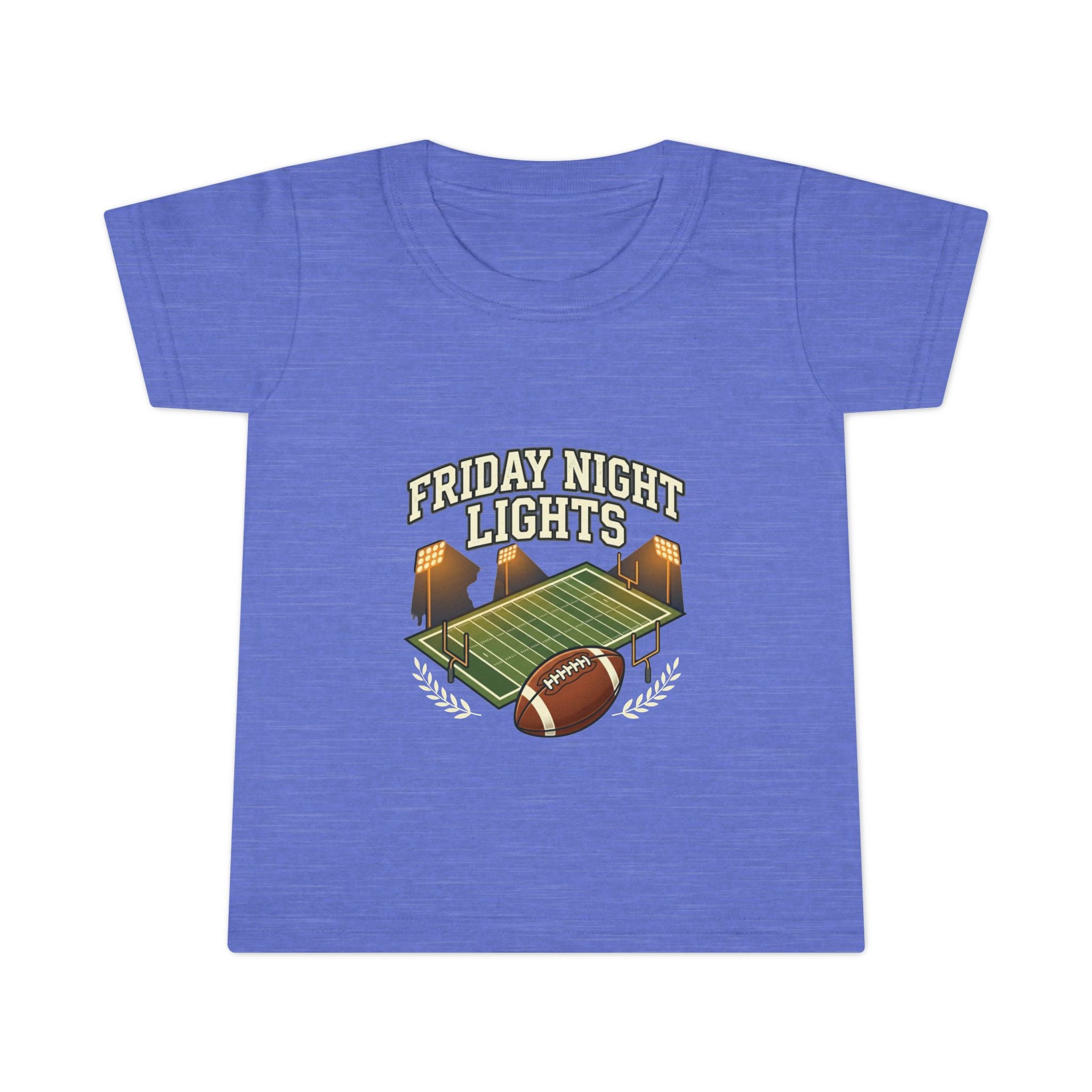 Toddler T-Shirt — "Friday Night Lights" Football Stadium Tee for Kids
