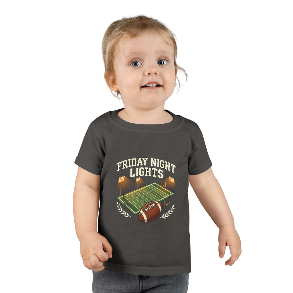 Toddler T-Shirt — "Friday Night Lights" Football Stadium Tee for Kids
