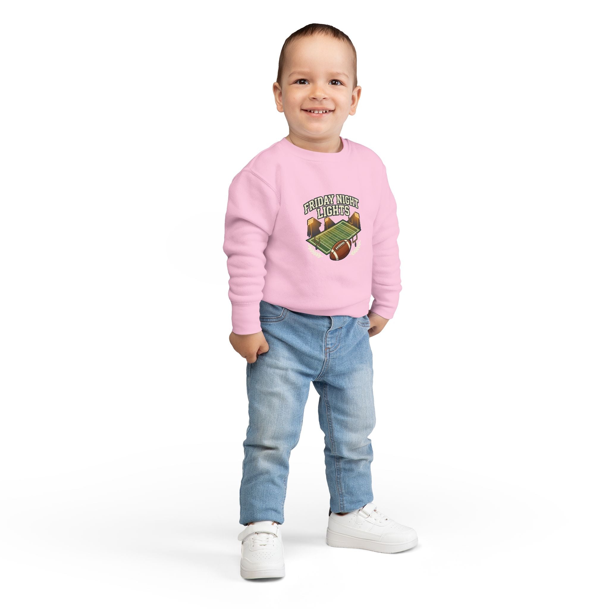 Toddler Sweatshirt - "Friday Night Lights" Football Field Kids Pullover